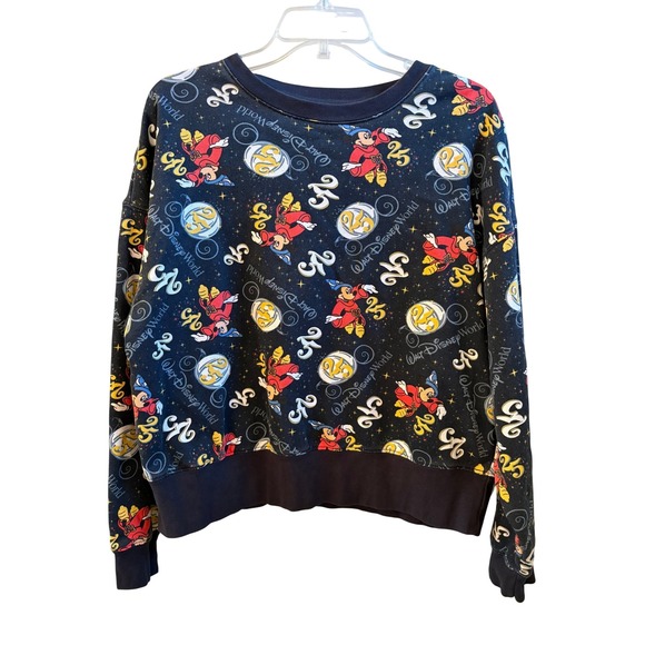 Disney Tops - Disney World Vault Collection 50th Anniversary Sorcerer Mickey Sweatshirt Medium